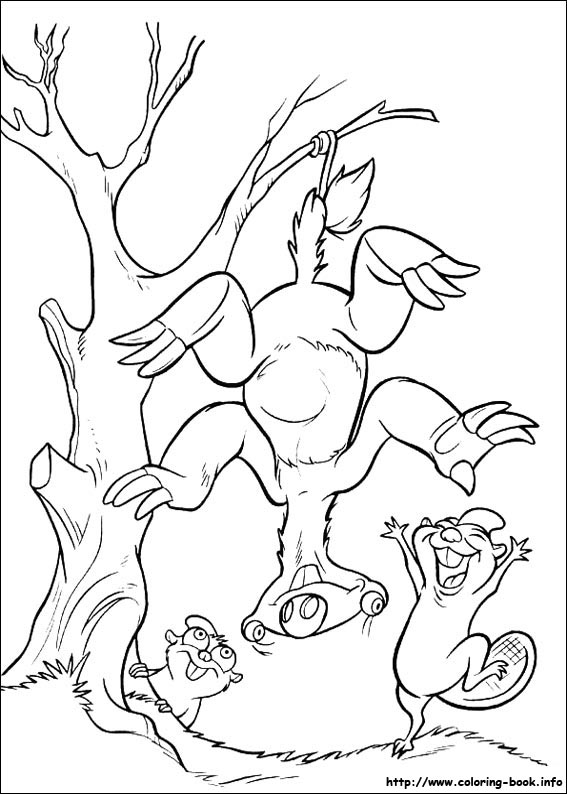 Ice Age coloring picture